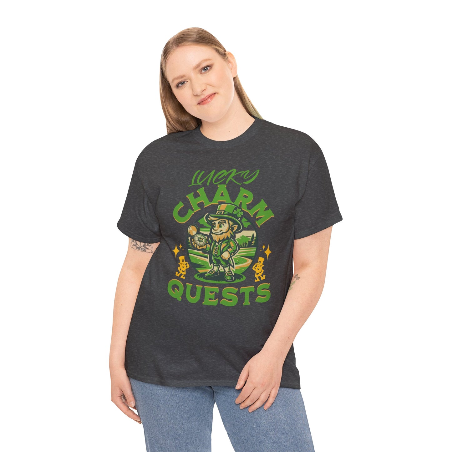 Lucky Charm Quest (Gildan · 5000) Unisex Heavy Cotton Tee