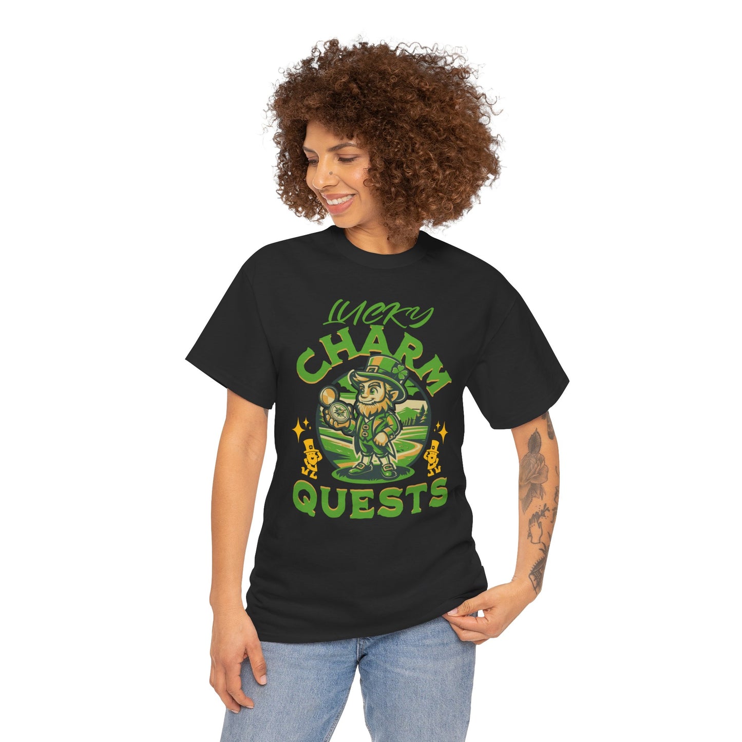 Lucky Charm Quest (Gildan · 5000) Unisex Heavy Cotton Tee