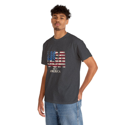 Made in the USA for Adults (Gildan · 5000) Unisex Heavy Cotton Tee