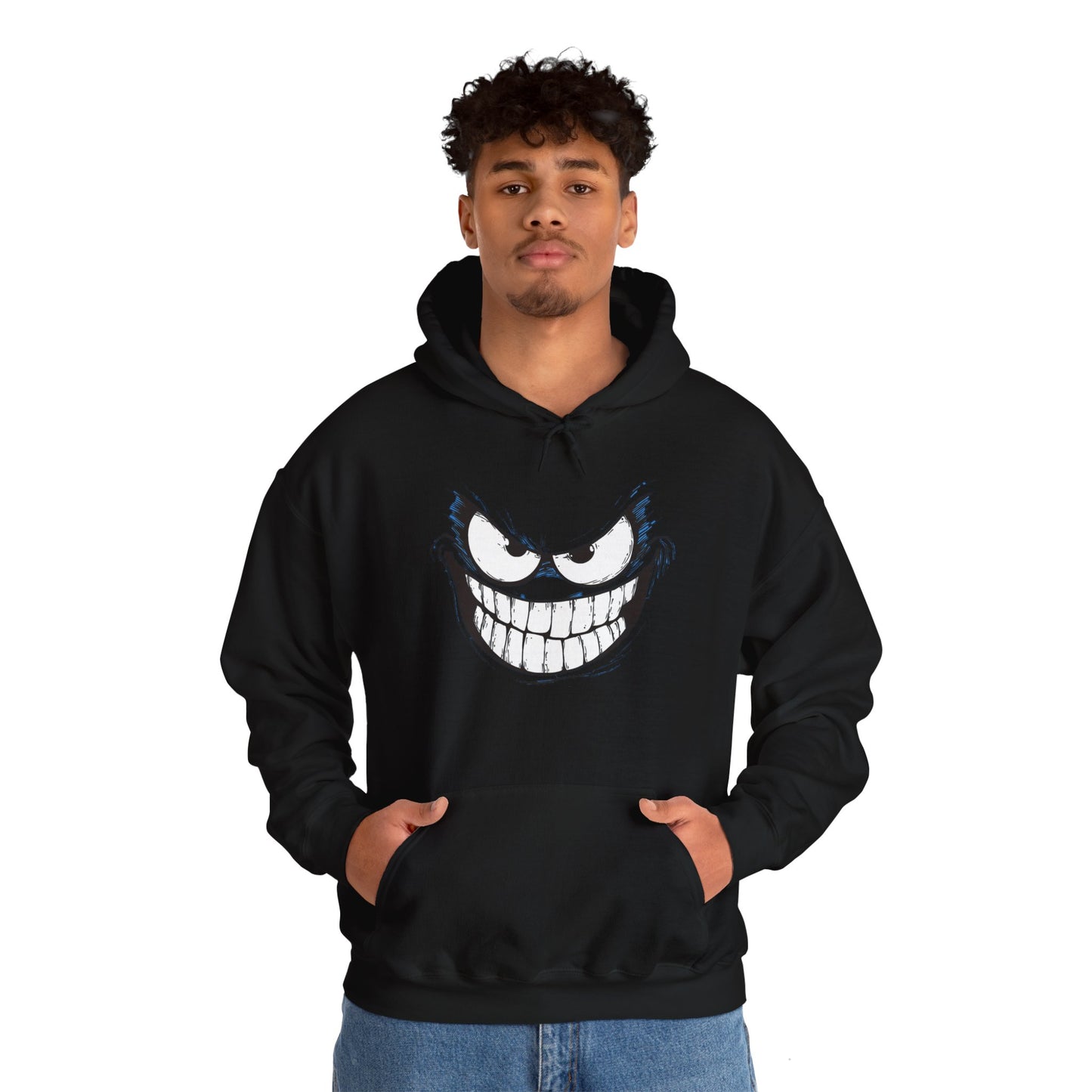 Clothing By Design Evil Grin Halloween Hoodie