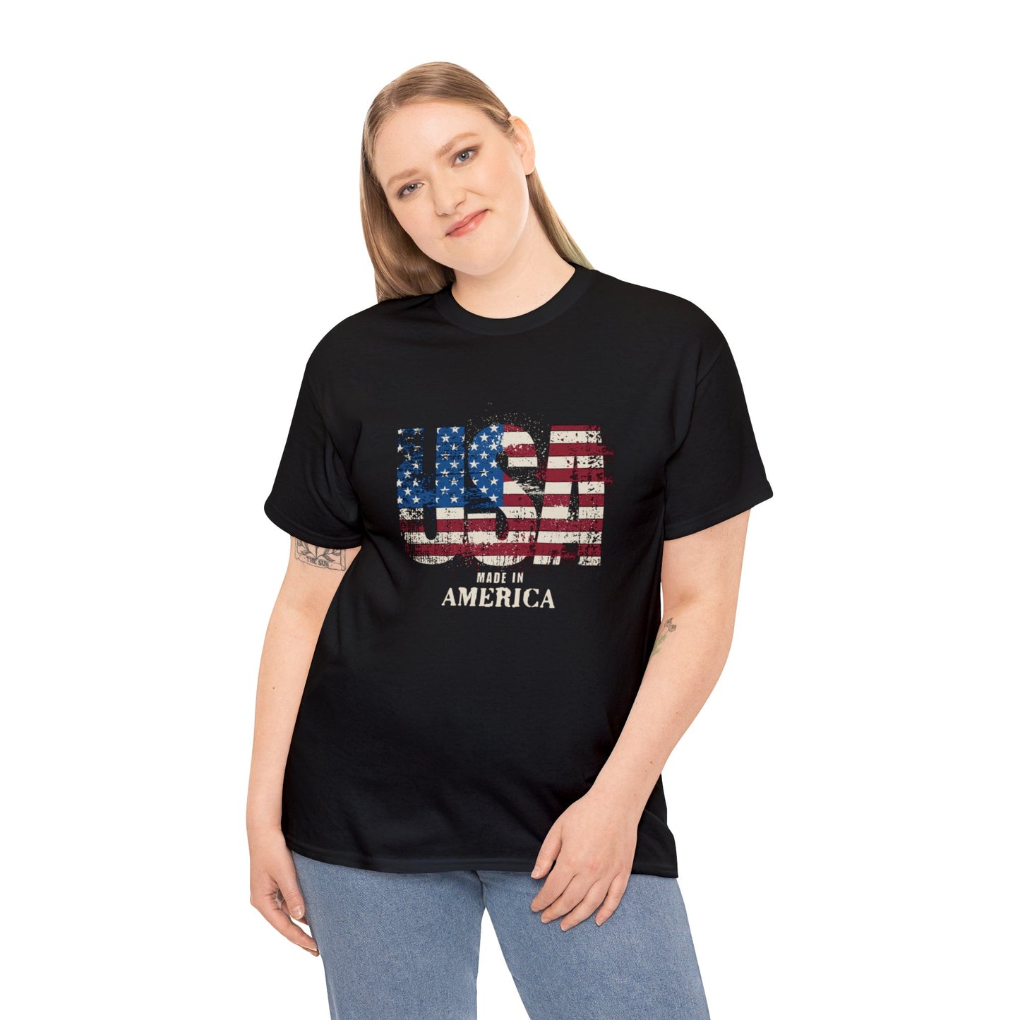 Made in the USA for Adults (Gildan · 5000) Unisex Heavy Cotton Tee