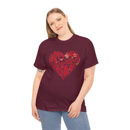 Happy Valentin's Day (Gildan · 5000) Unisex Heavy Cotton Tee