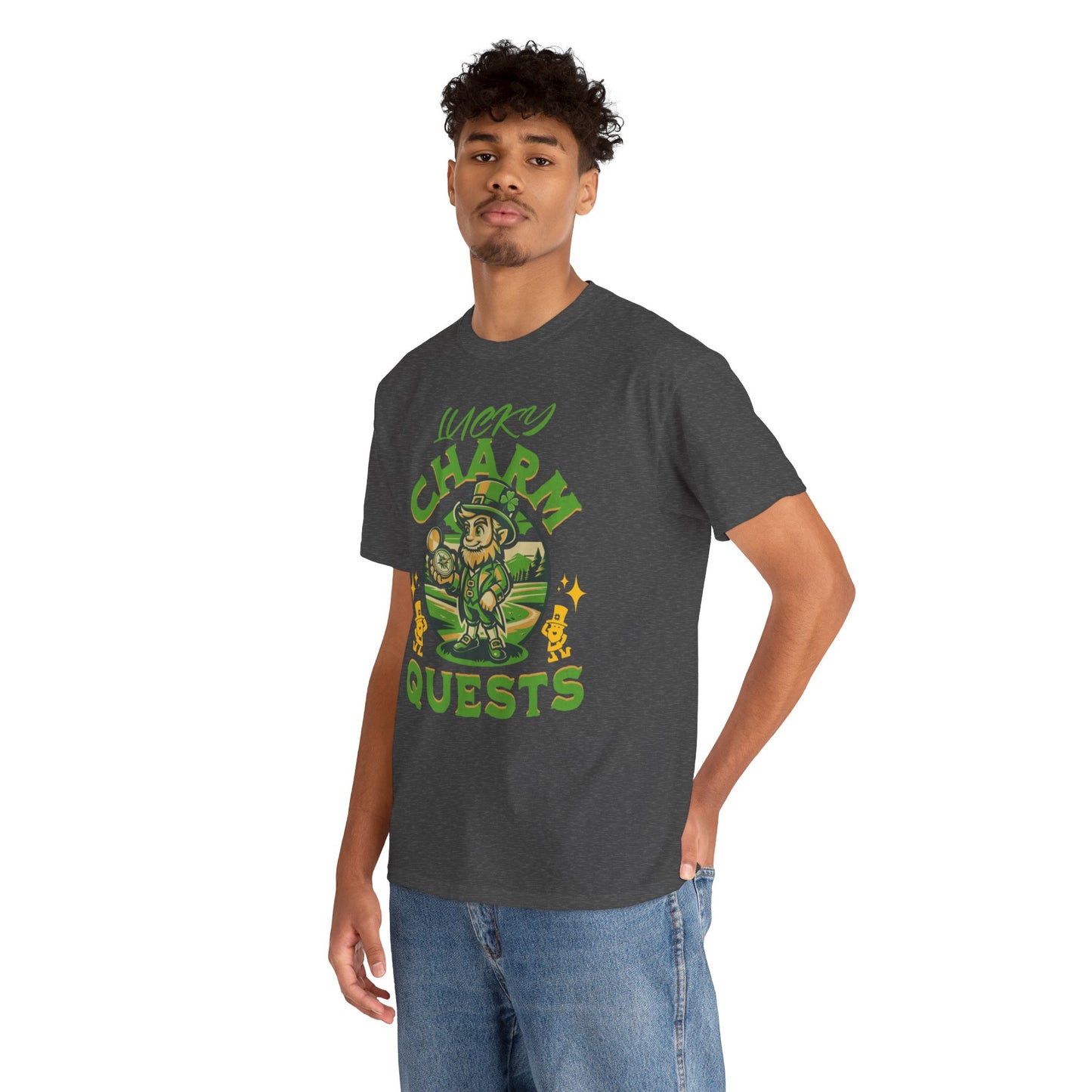 Lucky Charm Quest (Gildan · 5000) Unisex Heavy Cotton Tee