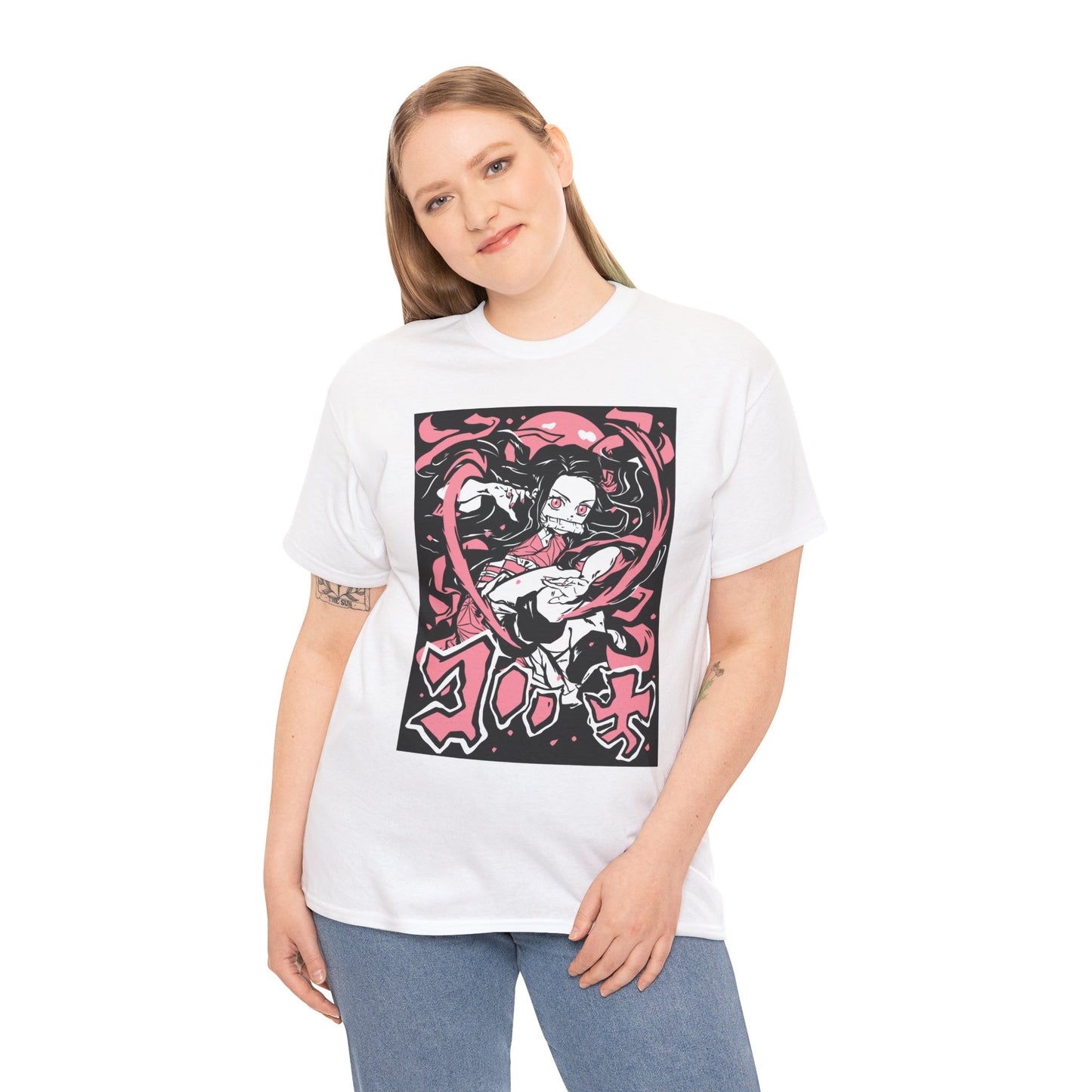 Nezuko Kamado 1 (Gildan · 5000) Unisex Heavy Cotton Tee