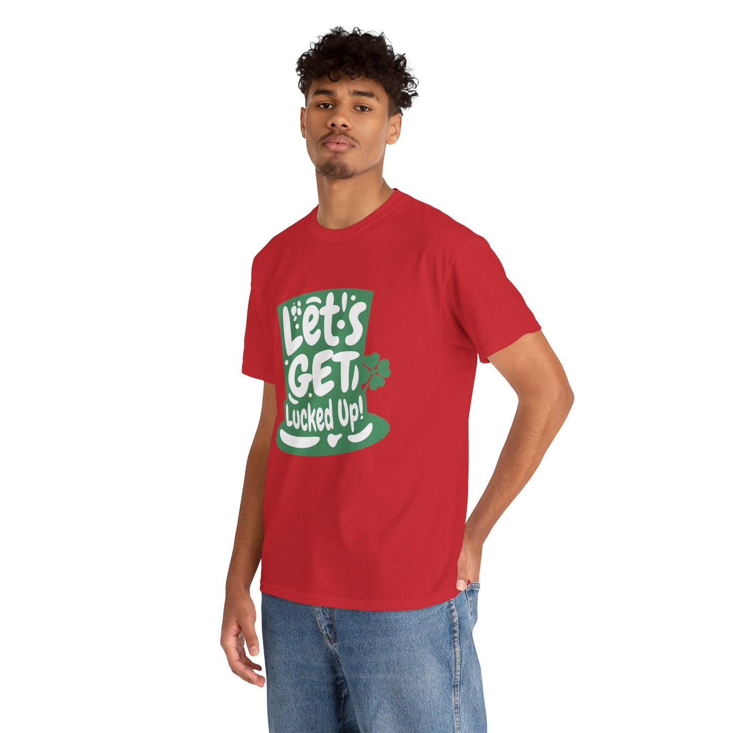 Let's get lucked up (Gildan · 5000) Unisex Heavy Cotton Tee