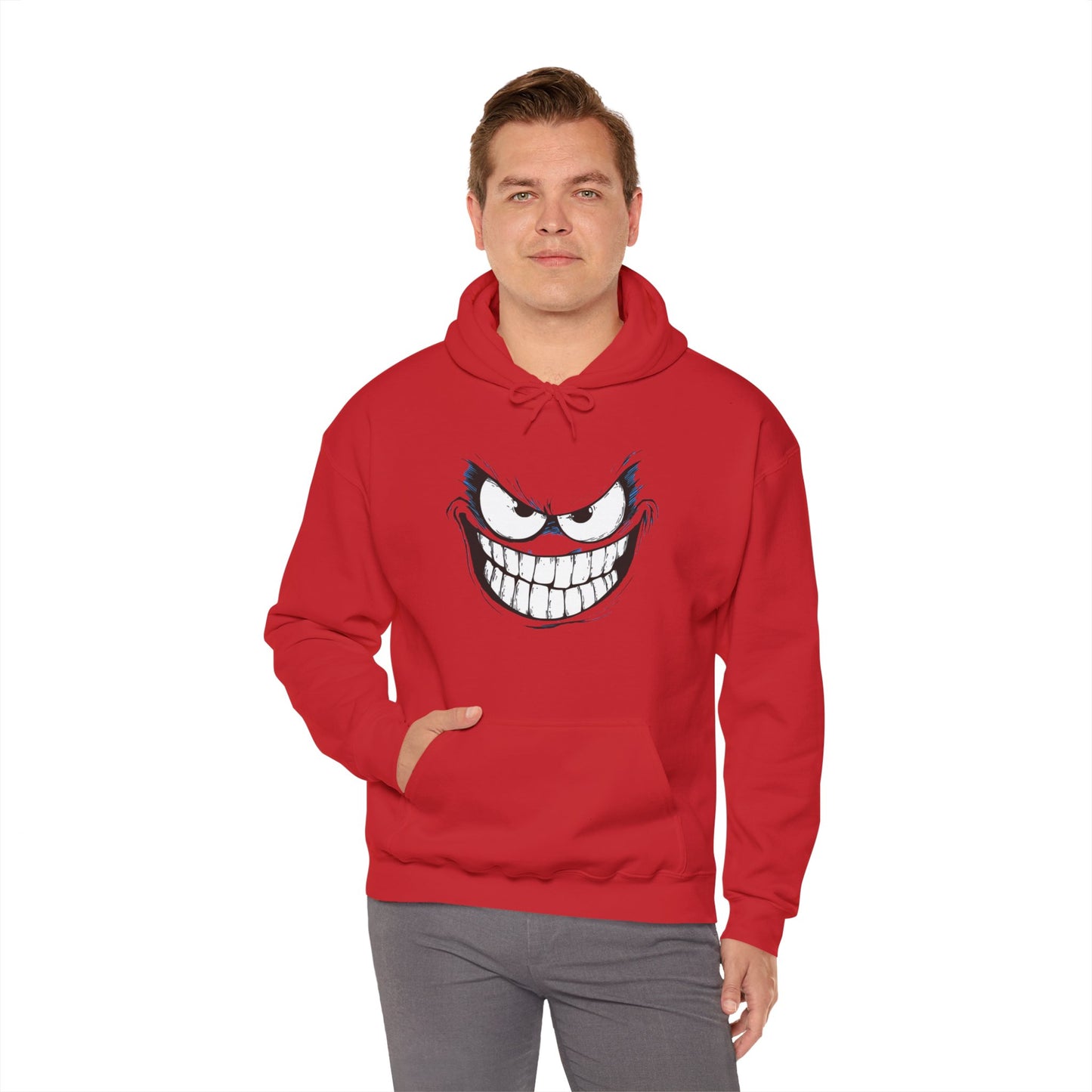 Clothing By Design Evil Grin Halloween Hoodie