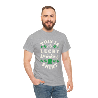 This is my lucky drinking shirt (Gildan · 5000) Unisex Heavy Cotton Tee