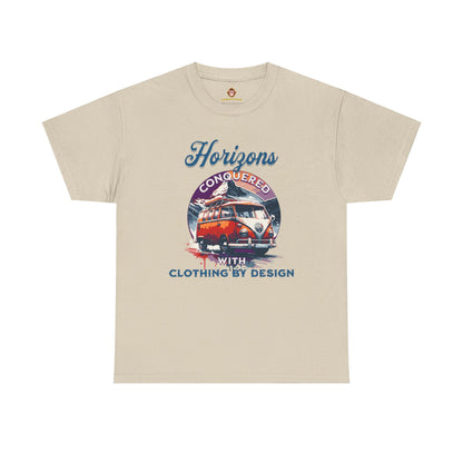 Horizons Conquered with Clothing By Design (Gildan · 5000) Unisex Heavy Cotton Tee