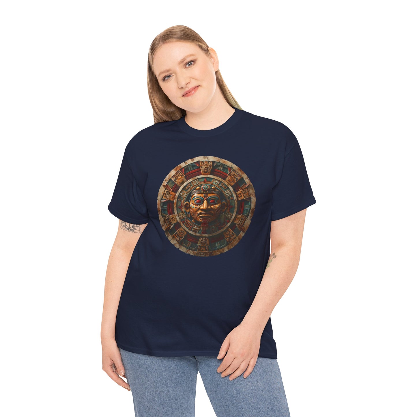 Mayan Calendar 1 (Gildan · 5000) Unisex Heavy Cotton Tee