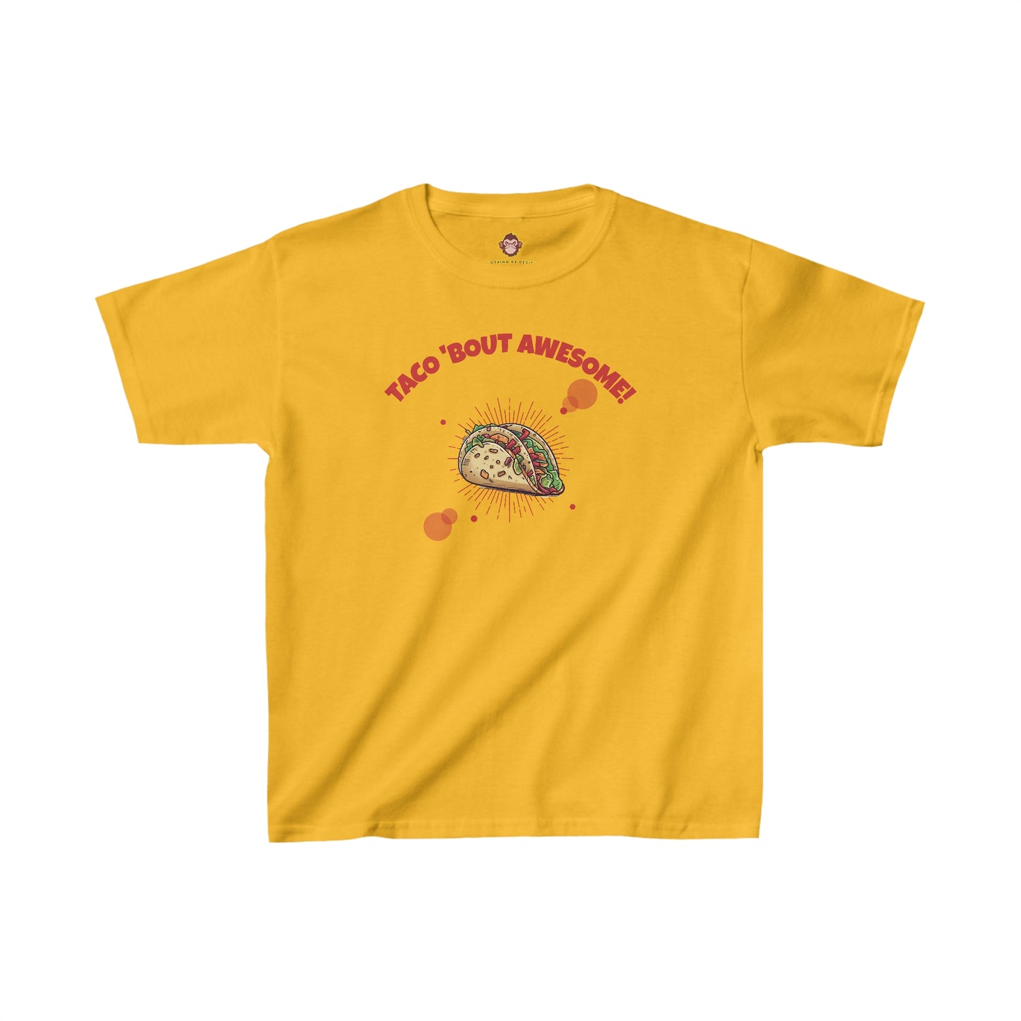 Taco 'bout awesome for kids (Gildan · 5000B) Heavy Cotton™ Tee