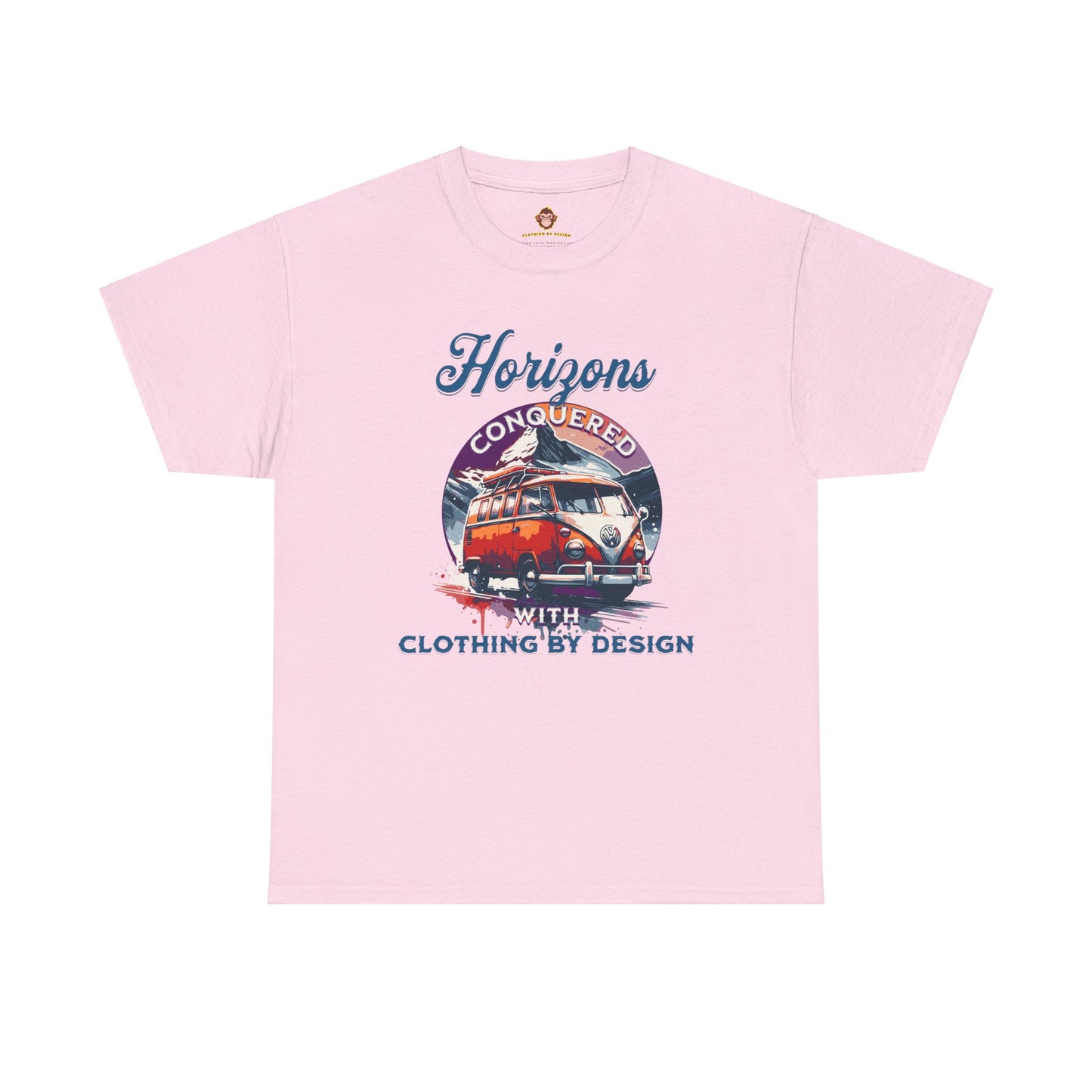 Horizons Conquered with Clothing By Design (Gildan · 5000) Unisex Heavy Cotton Tee