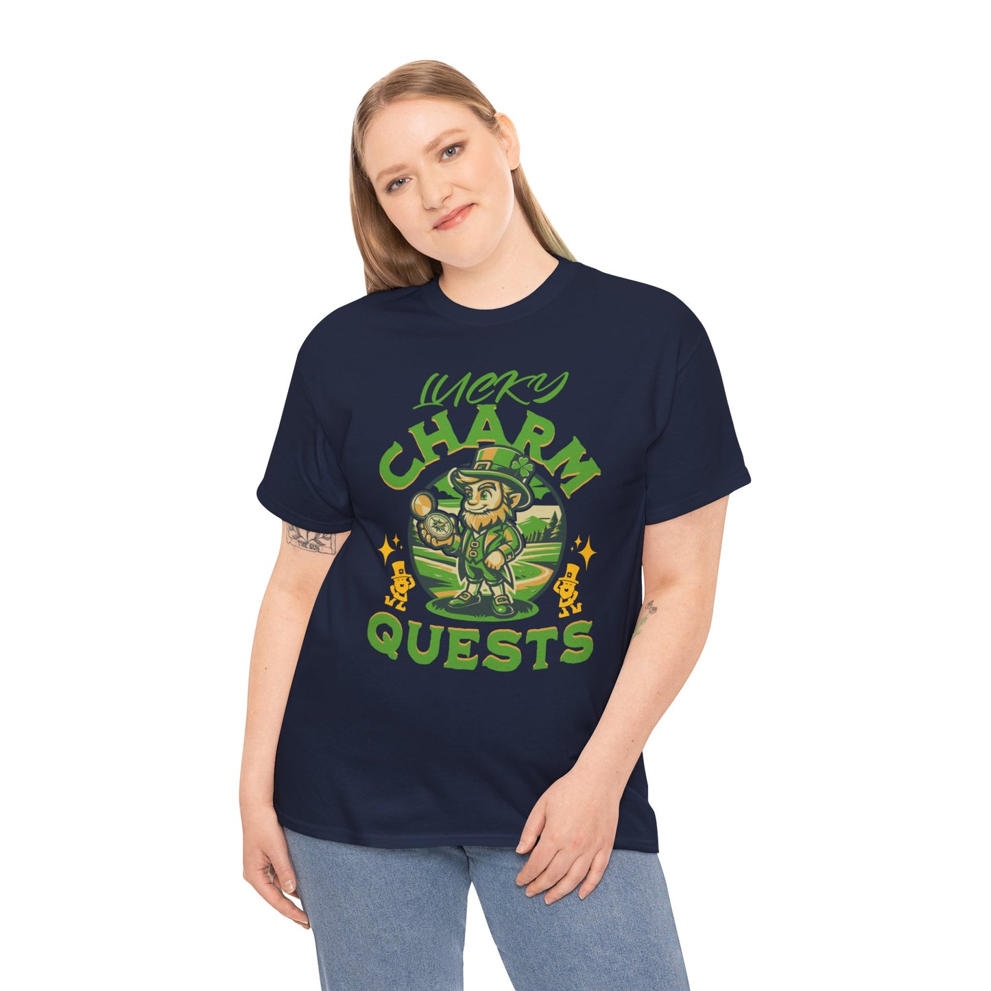 Lucky Charm Quest (Gildan · 5000) Unisex Heavy Cotton Tee