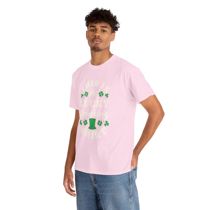 This is my lucky drinking shirt (Gildan · 5000) Unisex Heavy Cotton Tee