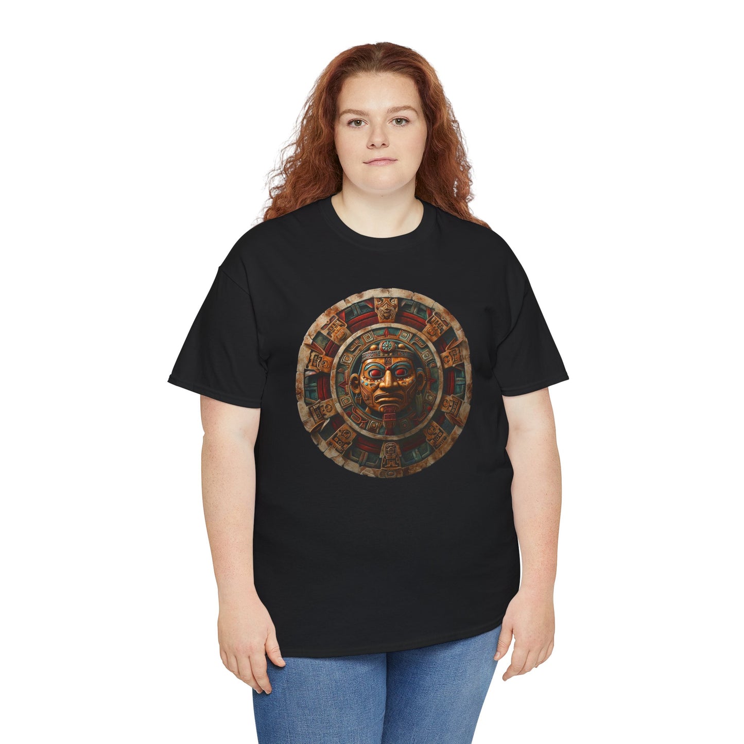 Mayan Calendar 1 (Gildan · 5000) Unisex Heavy Cotton Tee