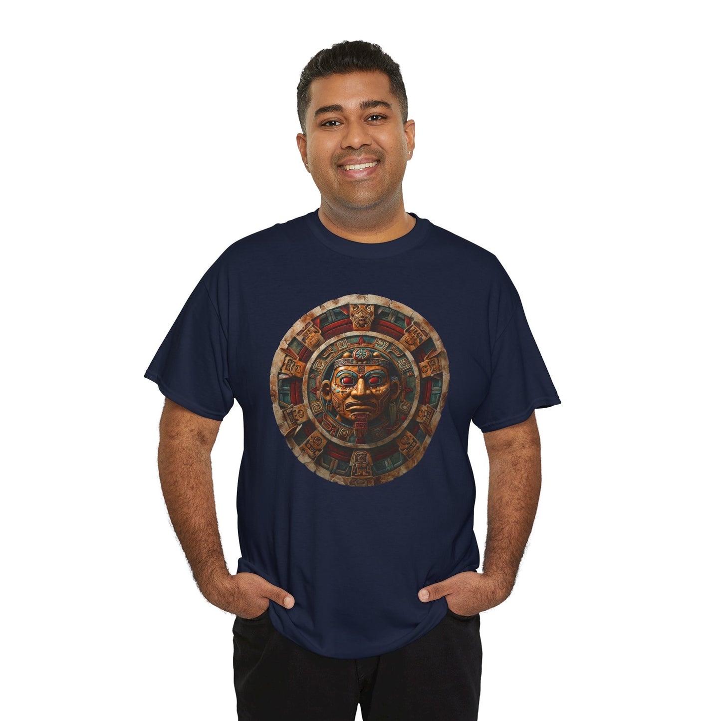 Mayan Calendar 1 (Gildan · 5000) Unisex Heavy Cotton Tee