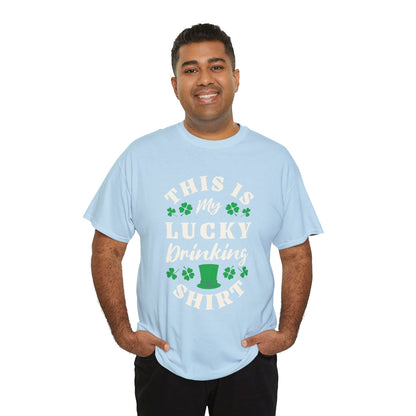 This is my lucky drinking shirt (Gildan · 5000) Unisex Heavy Cotton Tee