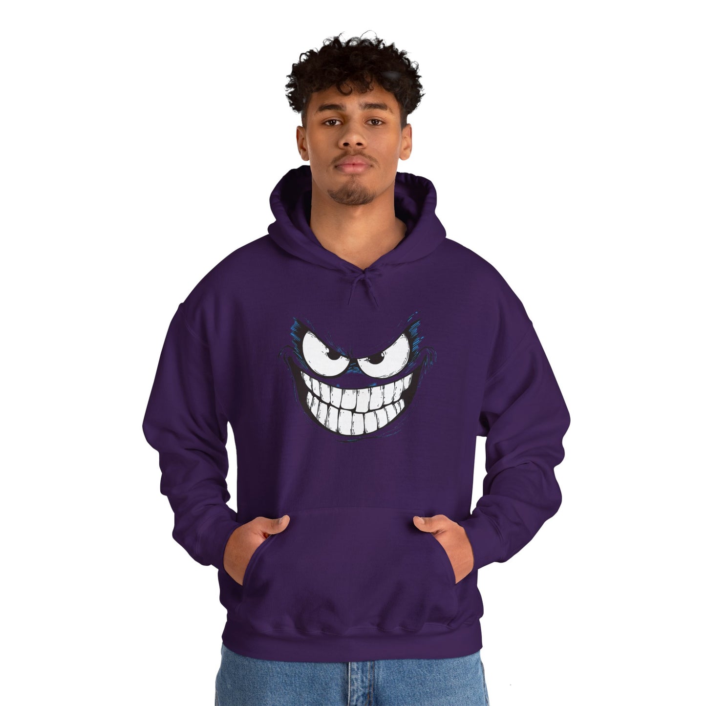 Clothing By Design Evil Grin Halloween Hoodie