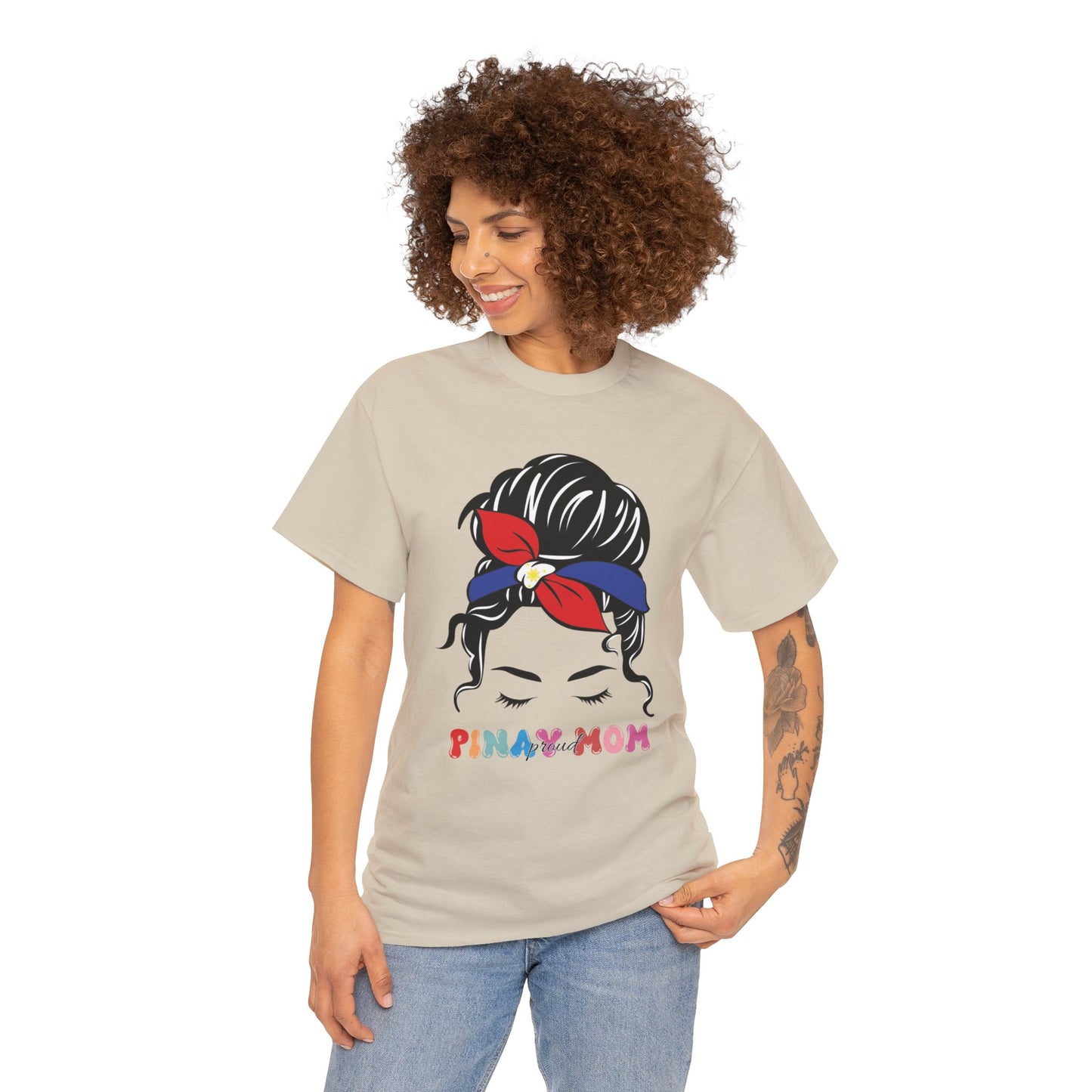 Proud Pinay Mom (Gildan · 5000) Unisex Heavy Cotton Tee