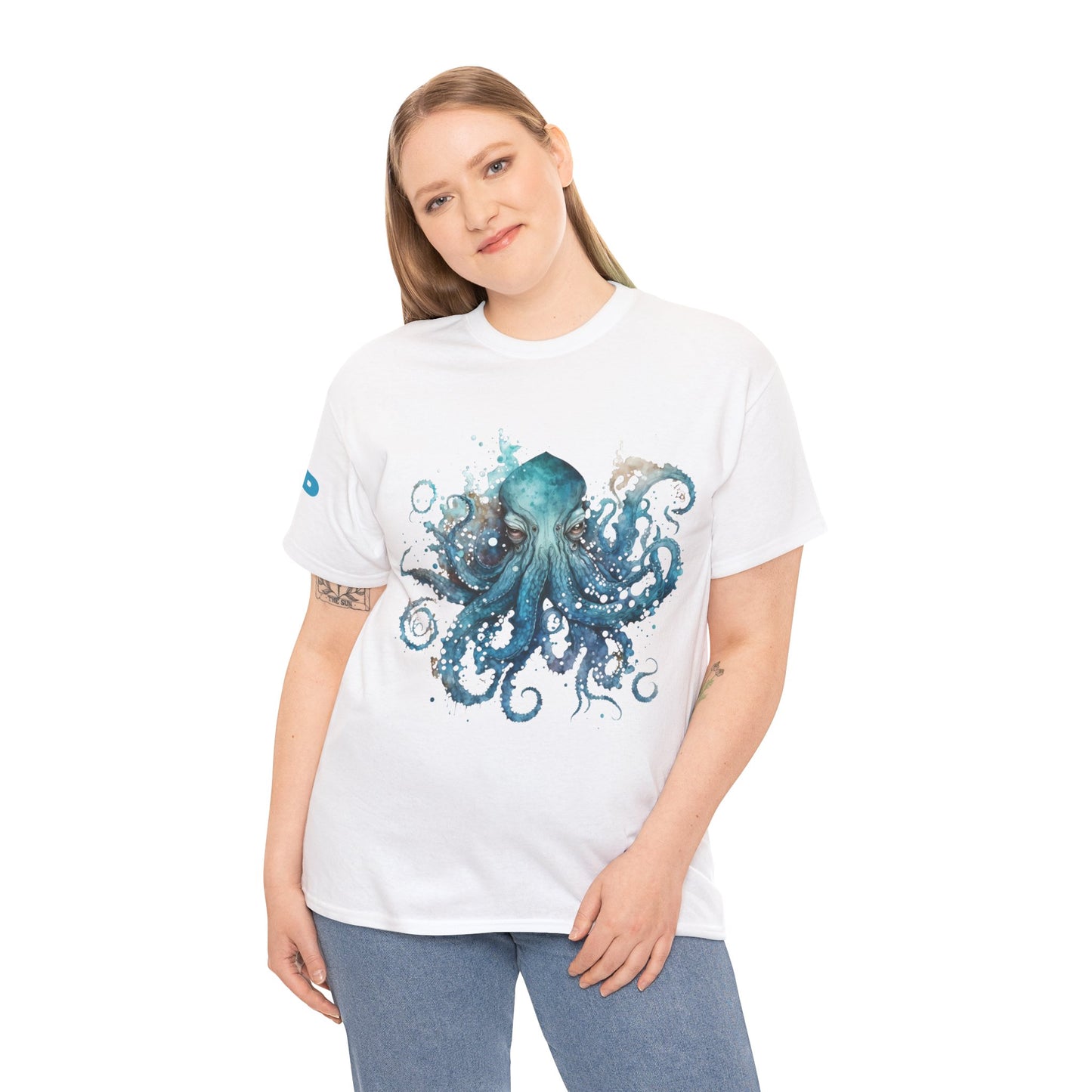 Blue Octopus Tee - Kraken