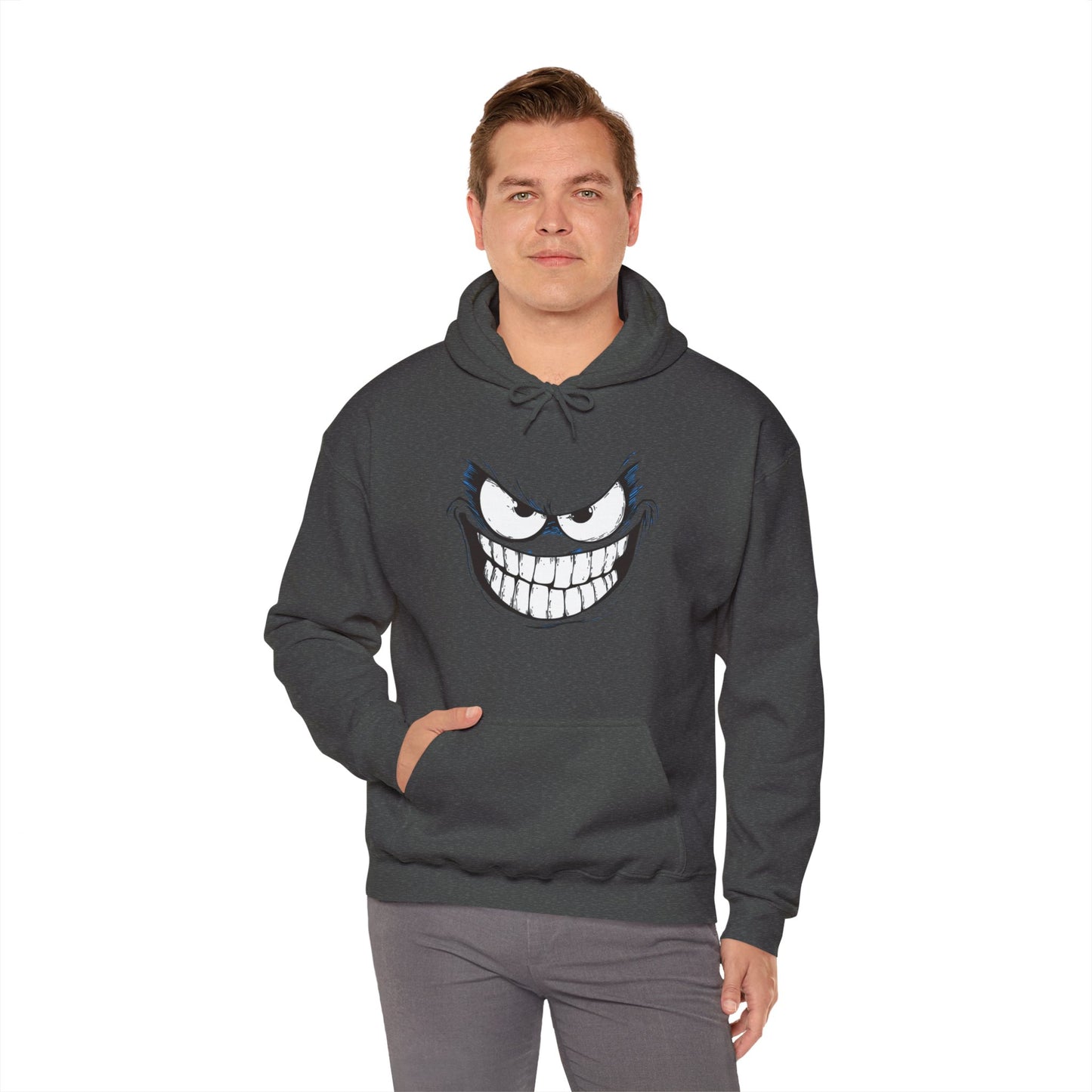 Clothing By Design Evil Grin Halloween Hoodie