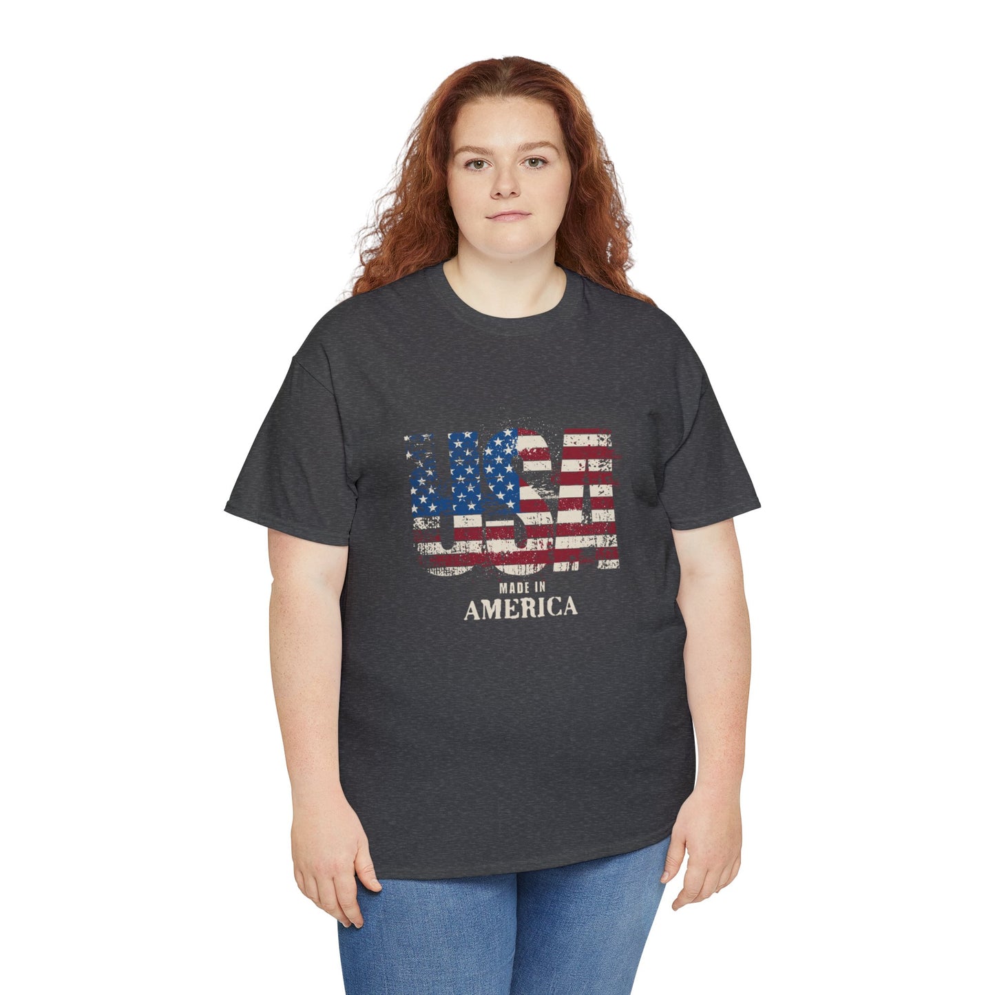 Made in the USA for Adults (Gildan · 5000) Unisex Heavy Cotton Tee