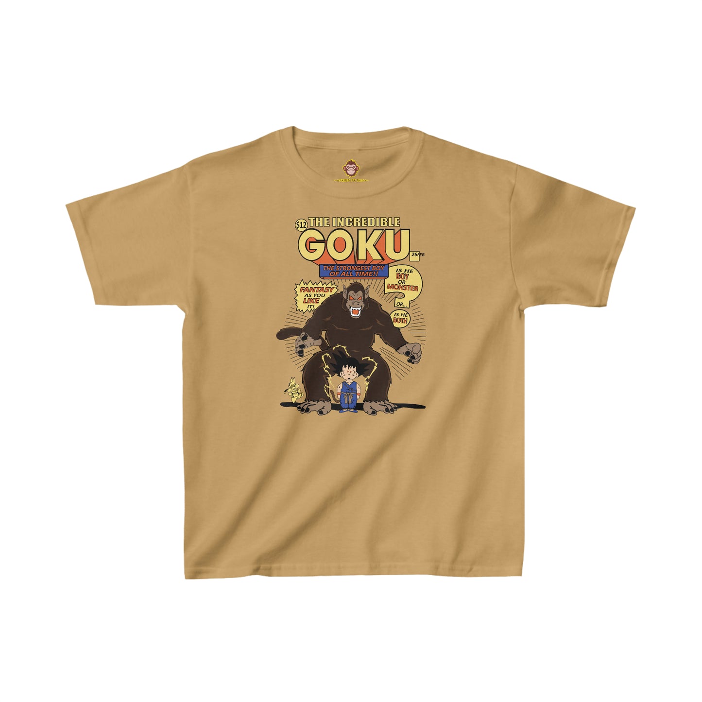 Goku Comic for kids (Gildan · 5000B) Heavy Cotton™ Tee