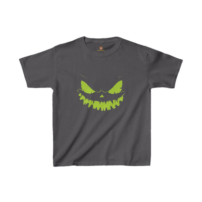 Youth Halloween Tee with Spooky Jack O' Lantern Design