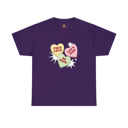 Candy Hearts (Gildan · 5000) Unisex Heavy Cotton Tee