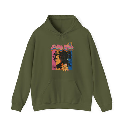 Colorful Floral Pretty Girls for Adults Unisex Heavy Blend™ Hooded Sweatshirt