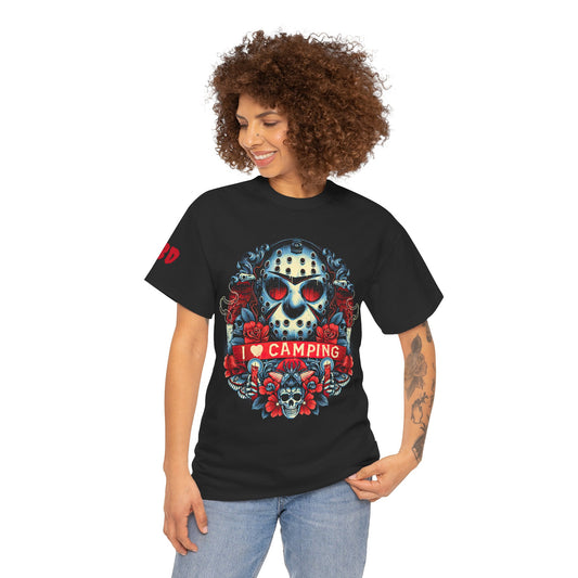 Jason Voorhees Camping Tee - Halloween