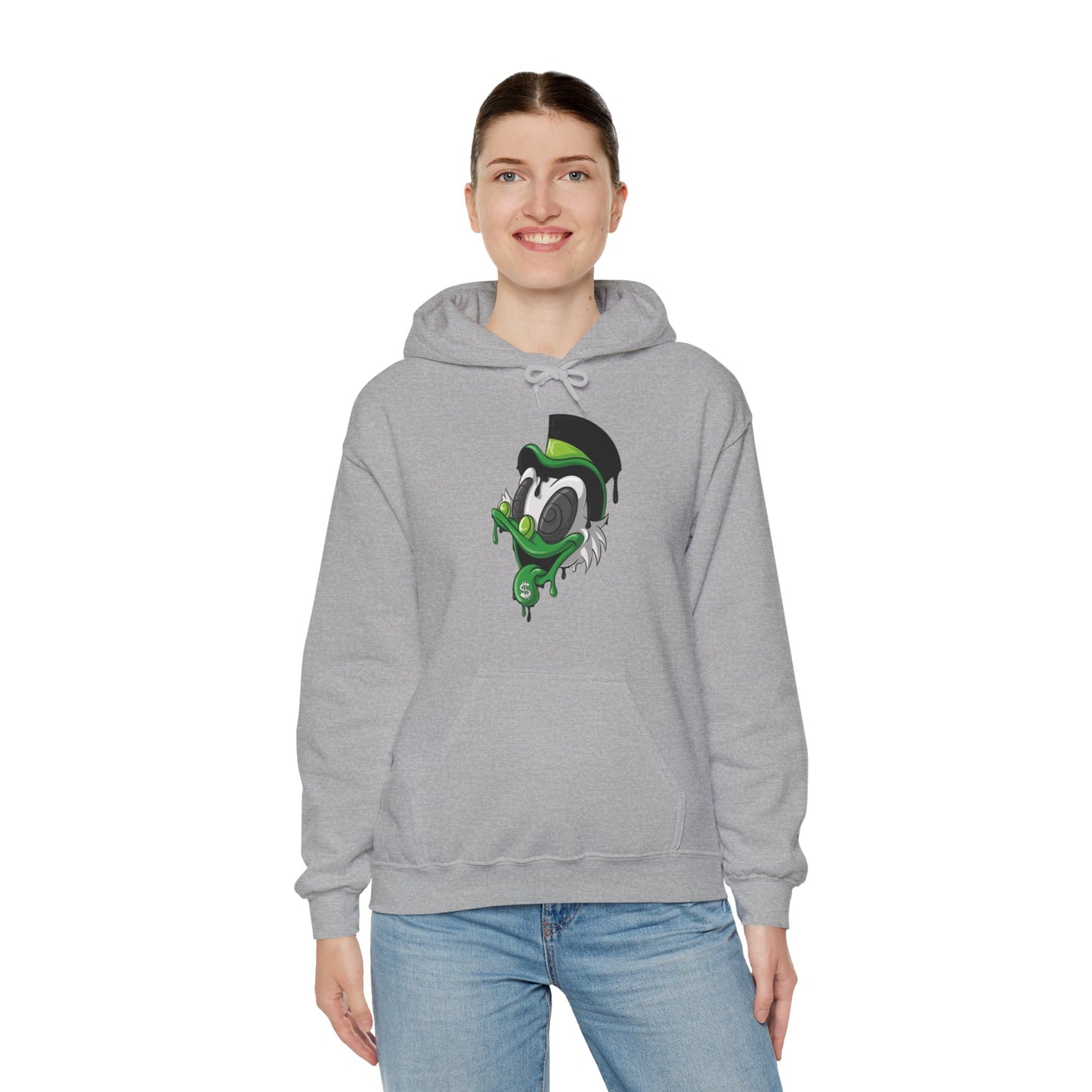 Money Duck for Adults Unisex Heavy Blend™ Hooded Sweatshirt