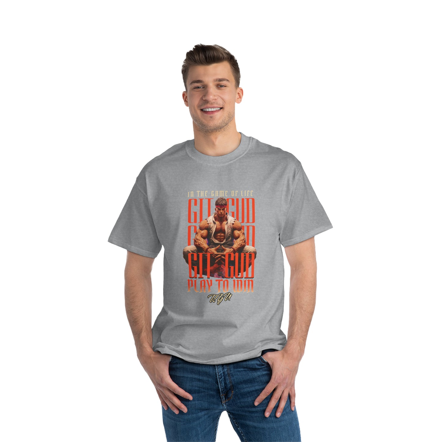 GIT GUD RYU for Adults 1 Beefy-T® Short-Sleeve T-Shirt