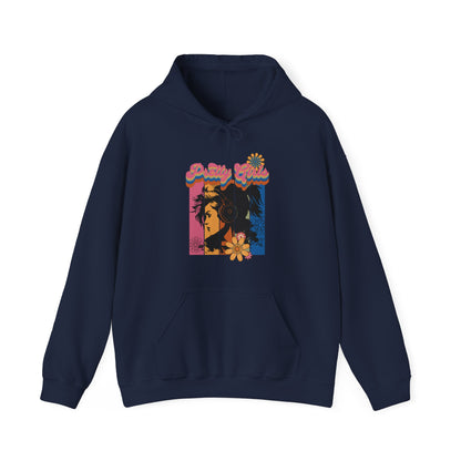 Colorful Floral Pretty Girls for Adults Unisex Heavy Blend™ Hooded Sweatshirt