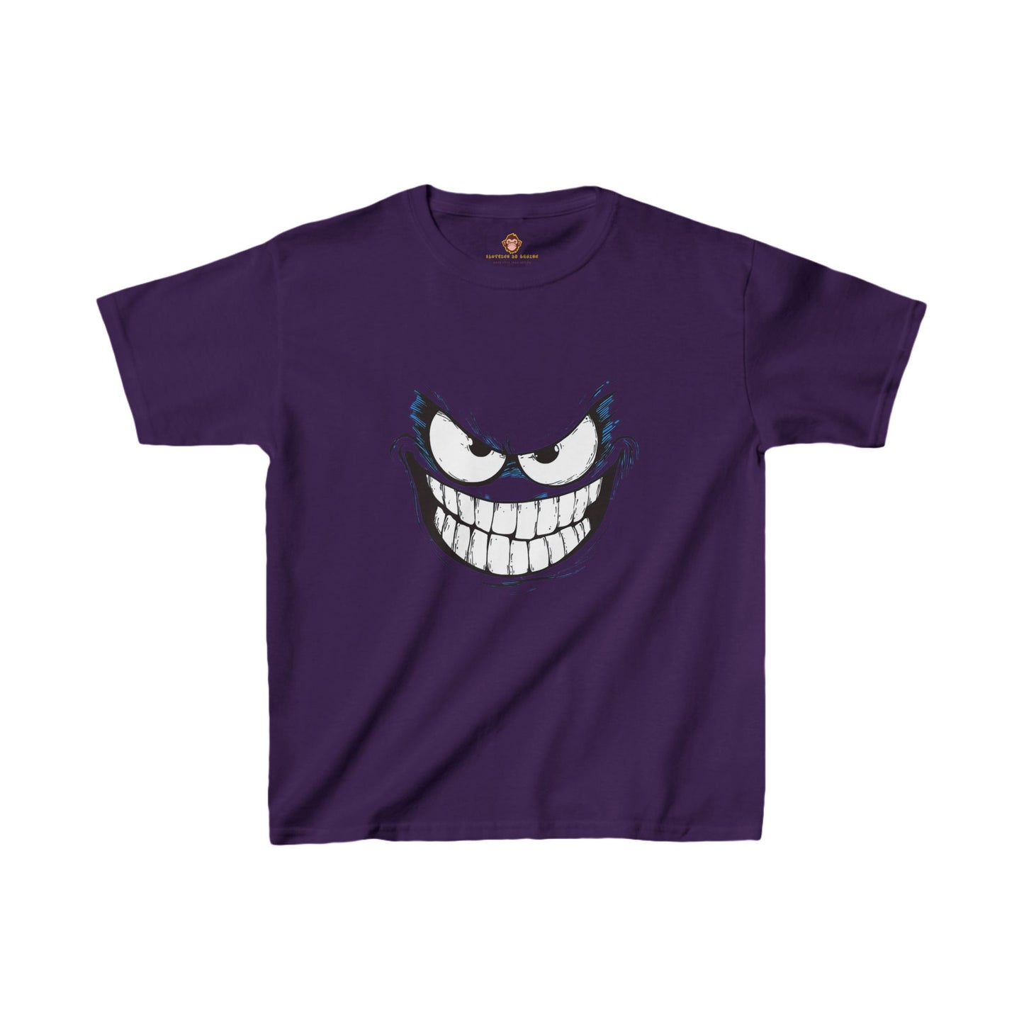 Youth Tee - Evil Grin Halloween Shirt for Kids