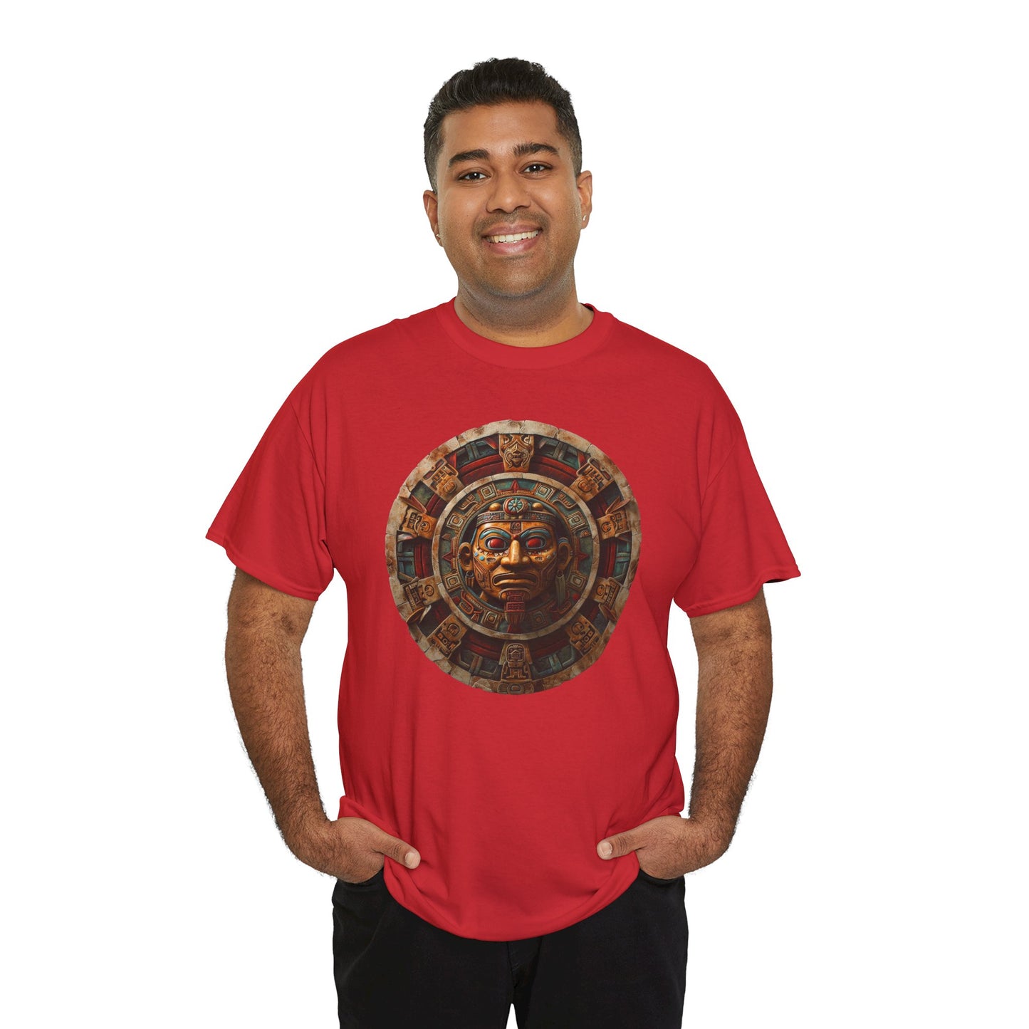 Mayan Calendar 1 (Gildan · 5000) Unisex Heavy Cotton Tee