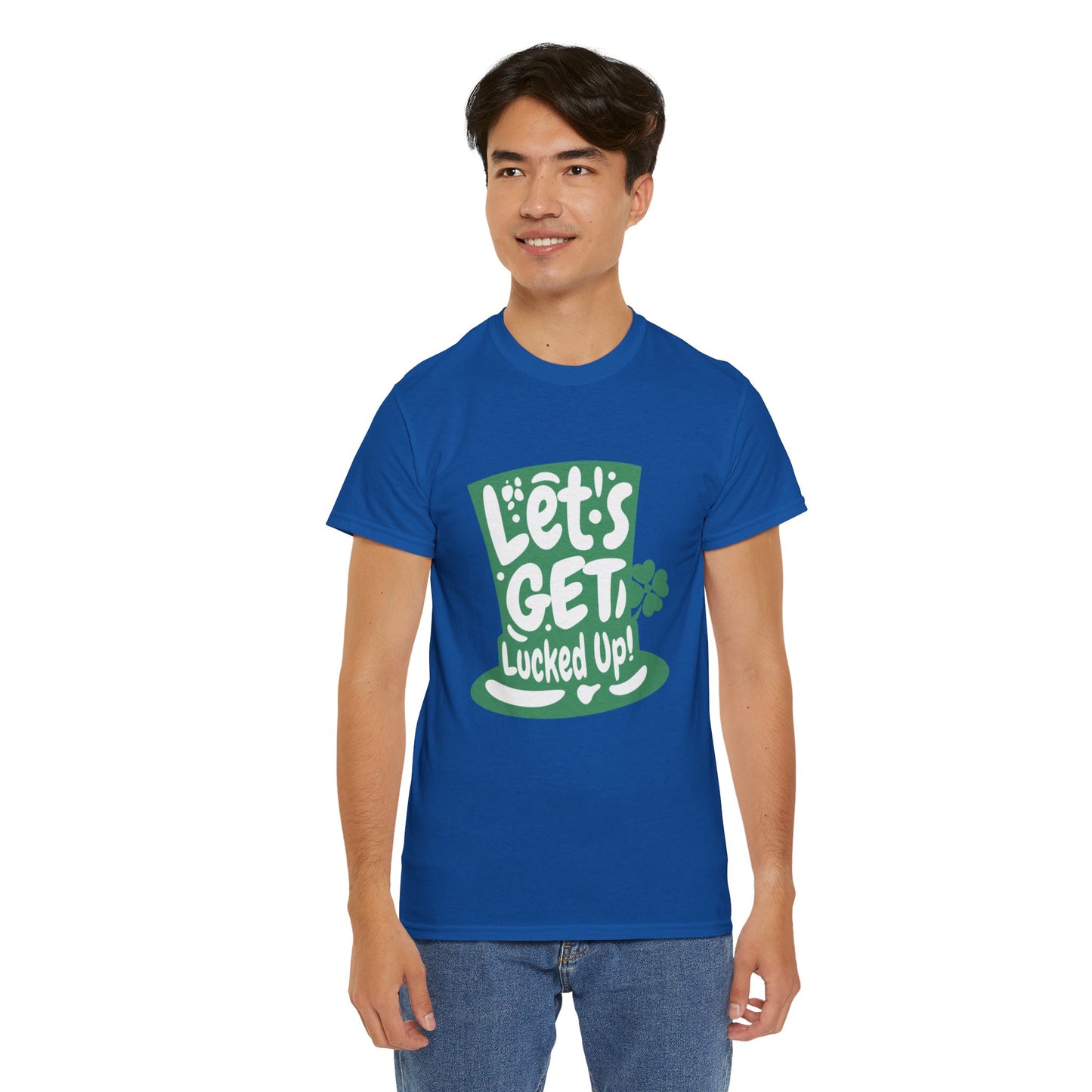 Let's get lucked up (Gildan · 5000) Unisex Heavy Cotton Tee