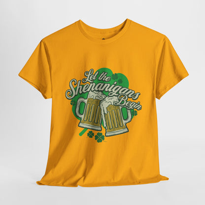 Let the shenanigans begin (Gildan · 5000) Unisex Heavy Cotton Tee