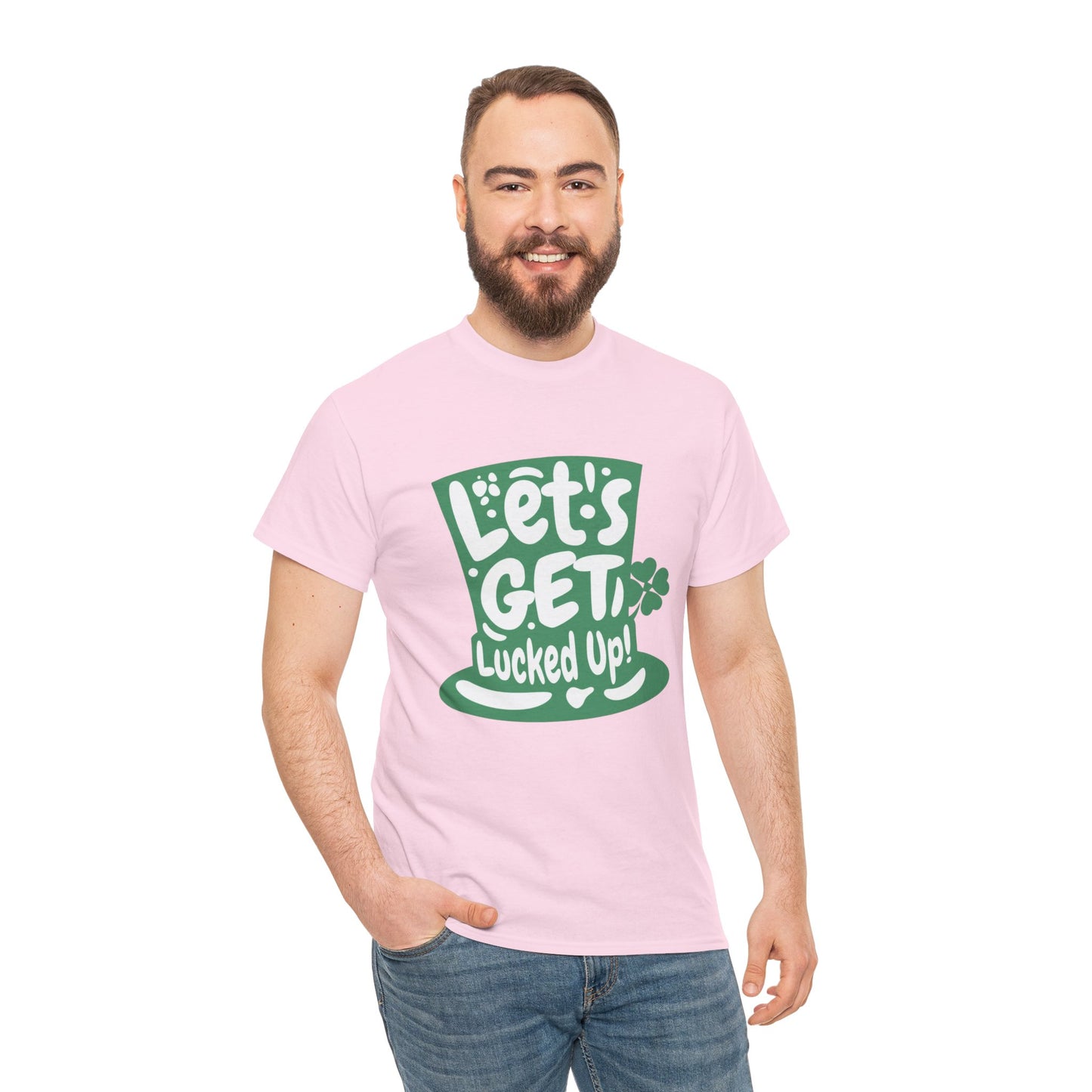 Let's get lucked up (Gildan · 5000) Unisex Heavy Cotton Tee