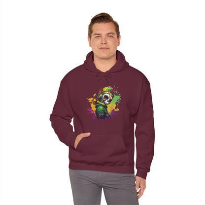 A Colorful Animated Skelly for Adults 1 Unisex Heavy Blend™ Hooded Sweatshirt