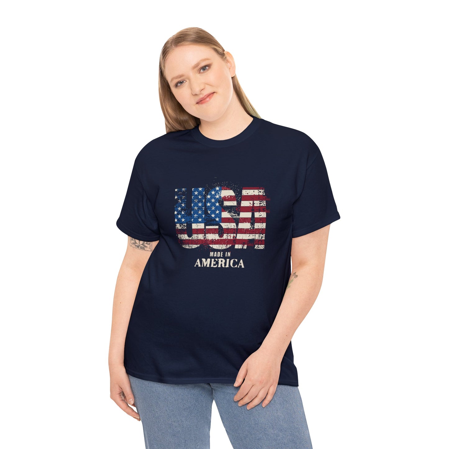 Made in the USA for Adults (Gildan · 5000) Unisex Heavy Cotton Tee