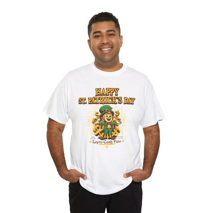 Happy St. Patrick's Day (Gildan · 5000) Unisex Heavy Cotton Tee