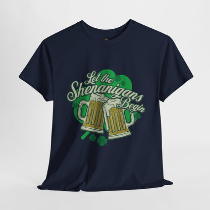 Let the shenanigans begin (Gildan · 5000) Unisex Heavy Cotton Tee