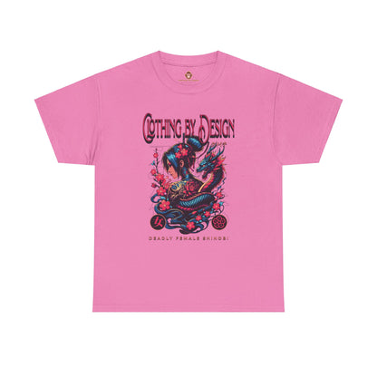 Deadly Female Shinobi (Gildan · 5000) Unisex Heavy Cotton Tee