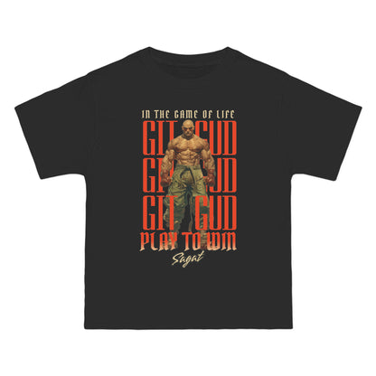 GIT GUD Sagat for Adults 4 Beefy-T® Short-Sleeve T-Shirt