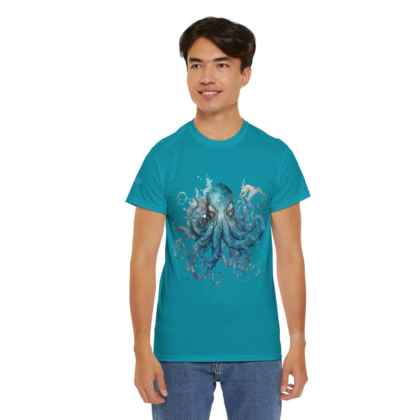 Blue Octopus Tee - Kraken