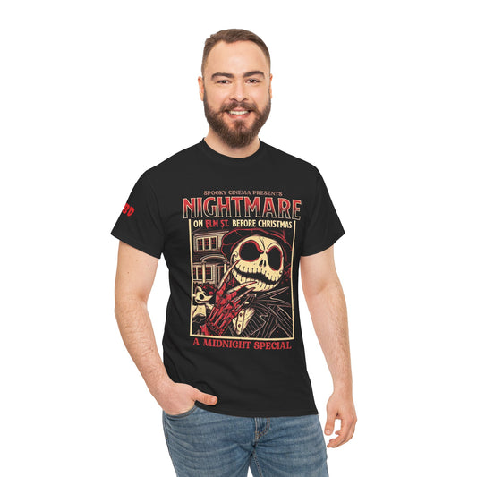 Halloween Tee - Nightmare Before Christmas Elm Street Theme