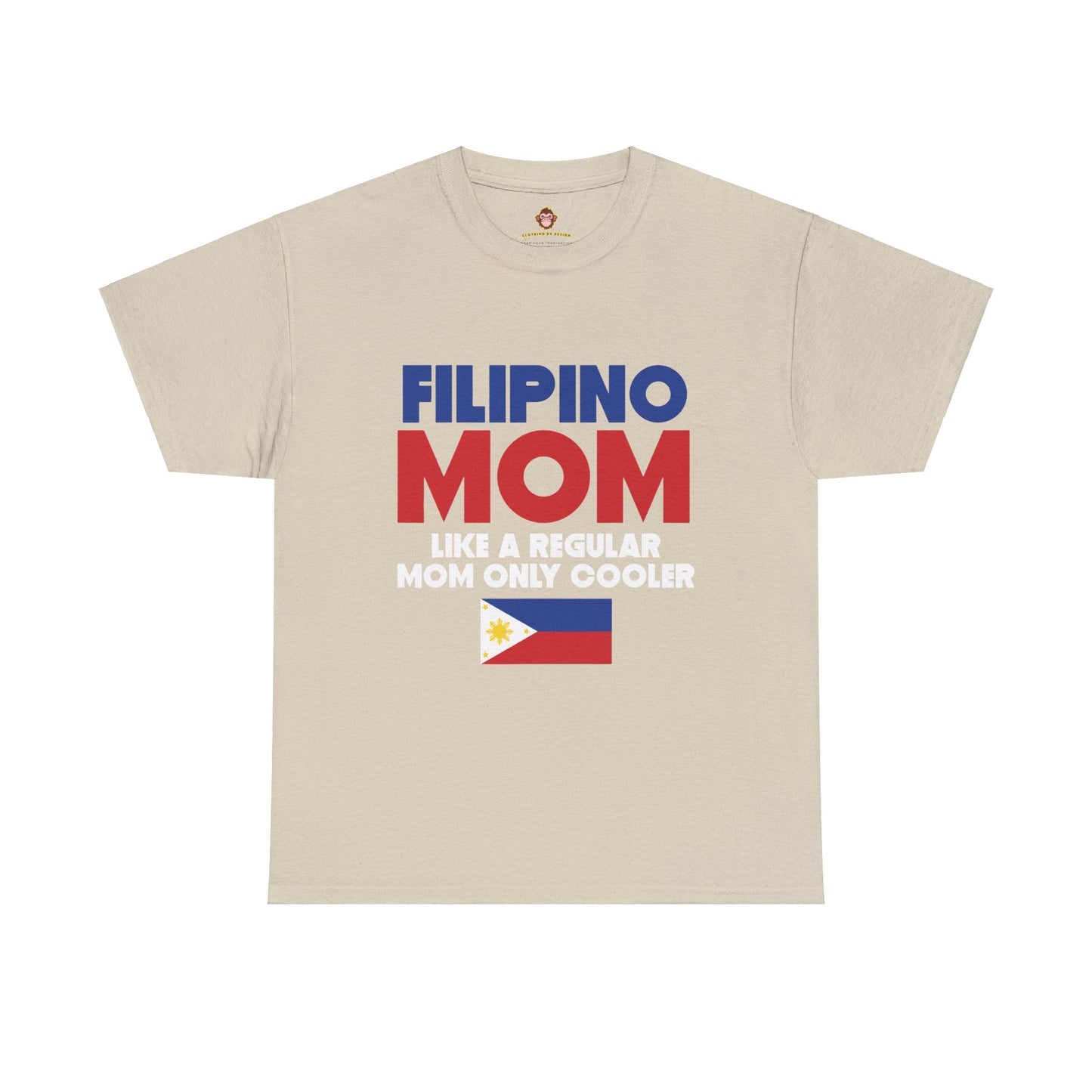 Filipino mom like a regular mom only cooler (Gildan · 5000) Unisex Heavy Cotton Tee