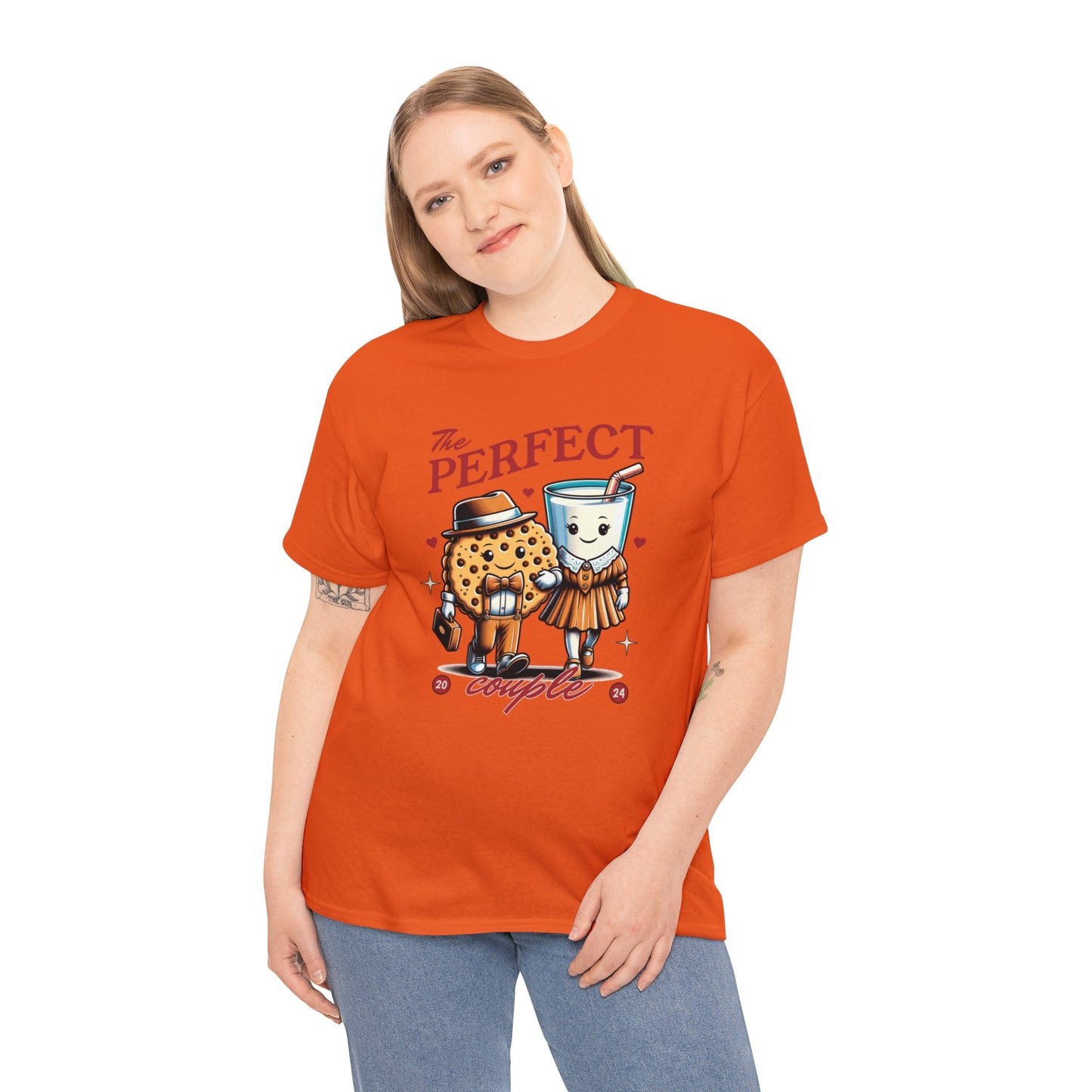 Perfect Couple for Adults (Gildan · 5000) Unisex Heavy Cotton Tee