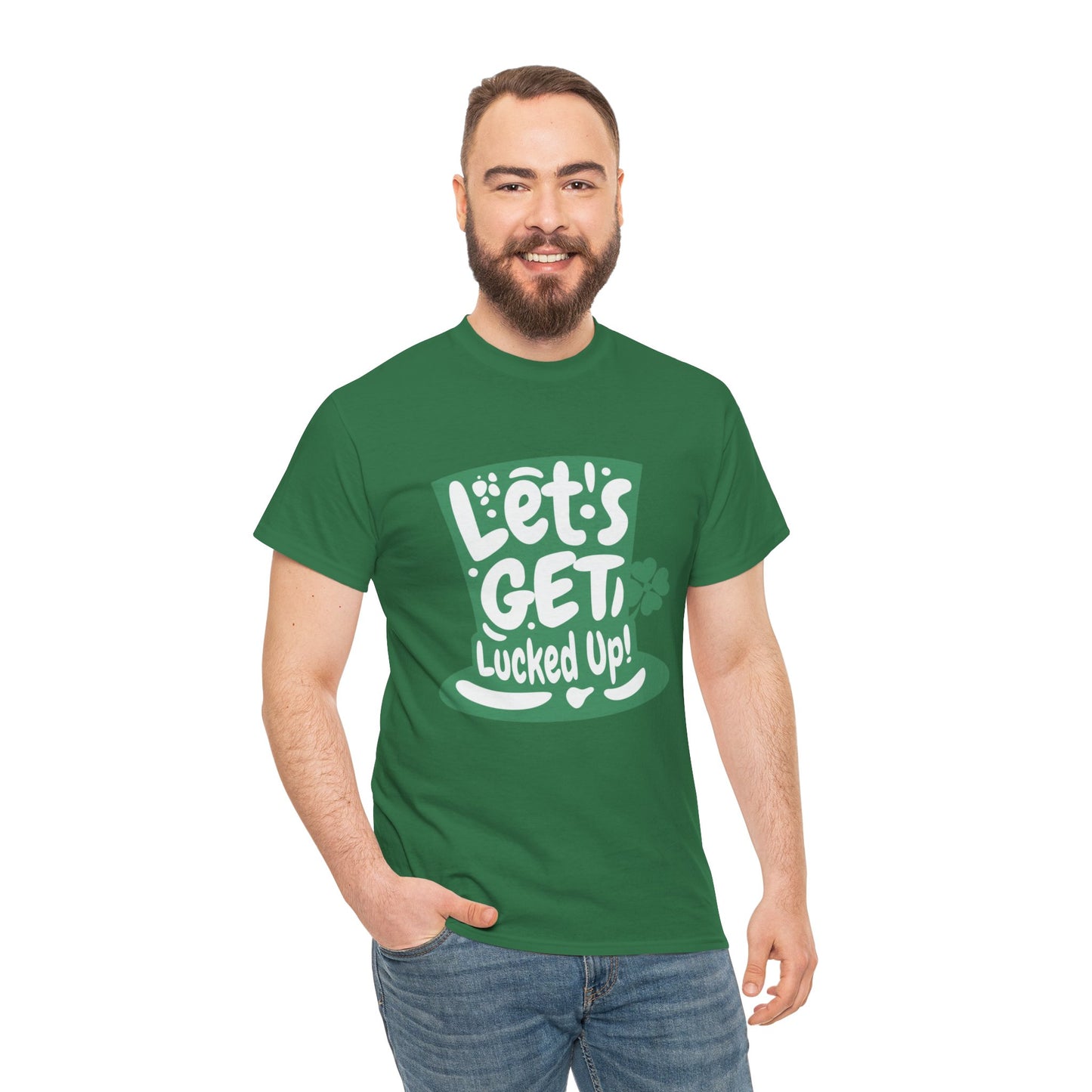 Let's get lucked up (Gildan · 5000) Unisex Heavy Cotton Tee