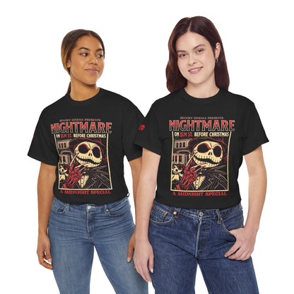 Halloween Tee - Nightmare Before Christmas Elm Street Theme